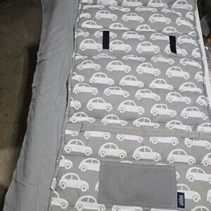 Wildkin brand kids' nap mat features a grey car pattern NWoT